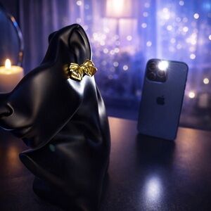 Gold Bow Phone Case